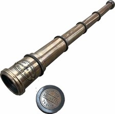 Nautical Maritime Telescope Marine Antique Brass Pirate Spyglass Vintage Scope picture