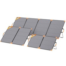 MHPOWOS Portable Bifacial Solar Panel 400w 200w 100w for RV Camping Off Grid picture