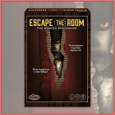 Escape the Room Cursed Dollhouse ThinkFun Mistery Board Game New picture