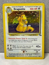 Pokémon Fossil Holo Dragonite 4/62 LP/MP picture