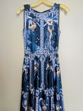 RARE Black Milk Mucha The Moon and the Stars Longline Pocket Dress Size S Small picture