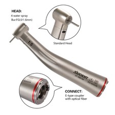 NSK Style LED 1:5 Dental Electric Handpiece Contra Angle Fiber Optic High Speed picture