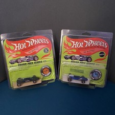 1969 Hot Wheels Redline Grand Prix Brabham Repco Blue - Lotus Green Blister Pack picture