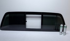 Fits 2008-2016 Ford F250 F350 Back Glass Manual Sliding Window NonHeat Flush Fit picture