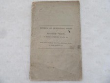 1848 Historical & Architectural Notices of Mayfield Palace HENRY HOARE Old Book picture