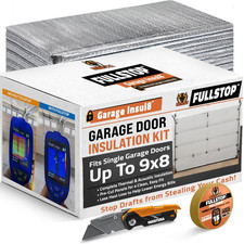 FULLSTOP Garage Door Insulation Kit - 8X8 & 8X7 Ft Single Garage Door Insulation picture