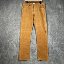 Kato by Hiroshi Kato Corduroy Pants The Pen Slim Khaki Tan Mens 37x34 USA Made picture