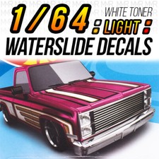 1/64 83 CHEVY SILVERADO C10 Head Tail Light WaterSlide Decal for Hot Wheels picture