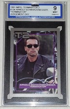 Terminator 2 1991 Impel Arnold Schwarzenegger #134 Terminator MINT ISA 9 picture