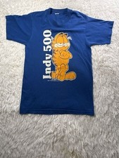 Vintage 1978 Garfield Indy 500 Velva Sheen Graphic T-Shirt picture