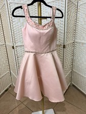 Morilee Madeline Gardner Party Dress Size 4 Pink Beaded Cocktail picture