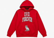 OVO Forever Red Hoodie XL Drake October’s Very Own Owl Made in Canada picture