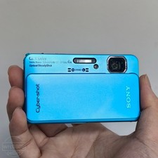 Sony Cyber-shot DSC-TX10 Blue 16.2MP CMOS Vintage Touchscreen Digital Camera CCD picture