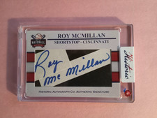 2026 Historic Autographs Best Of Baseball Roy McMillan 2/2 Auto Cincinnati Reds picture
