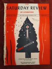 SATURDAY REVIEW December 6 1941 Carl Carmer Christmas Books Lindsay Rogers picture