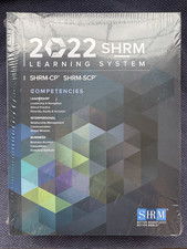 SHRM 2022 SHRM Learning System SHRM-CP/SCP Study Guide Set Sealed Book picture