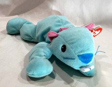 TY PILLOW PAL - 1998 - CHEWY THE BEAVER - NEW WITH TAG picture