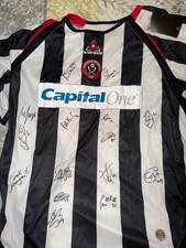 Sheffield United FC Signed Autographed Soccer Jersey Auto W/COA 2005-2007 season picture