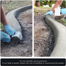Custom curbing concrete edging landscaping DIY Concrete Border Mould Garden picture