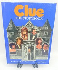 RARE Vintage CLUE THE STORYBOOK 1985 Hardcover Book Paramount picture