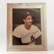 1952 Wheaties Phil Rizzuto Tin Tray Premium, 4 3/4”  x 5 3/4”, Yankees, HOF, VG picture