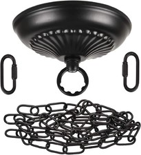 Sangle Soppfy Vingage Canopy Kit and Pendant Light Fixture Chain for Black picture