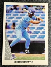 ‼️STELLAR VINTAGE‼️1990 Leaf George Brett #178 Kansas CIty Royals ICON MVP HOF picture