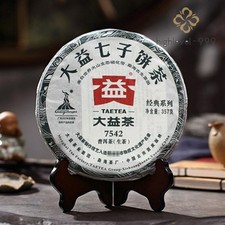 357g 2010 Puerh Classic TAETEA 7542 Puer Yunnan Menghai Dayi Raw Pu'er Tea Cake picture
