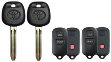 2 Toyota 3 Button Keyless Entry Remote HYQ12BBX + TOY43AT4 Transponder Key A+++ picture