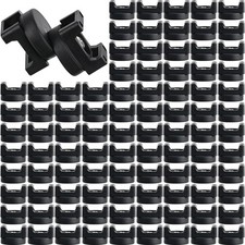 Yookeer 100 Pcs Magnetic Zip Tie Mount Base Black Magnetic Cable Clips Wire H... picture