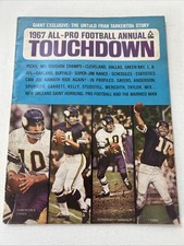 1967 All Pro Football Annual Touchdown Magazine ALF NFL -  picture