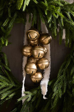 ANTHROPOLOGIE TERRAIN Jingle Bell Wreath Charm picture