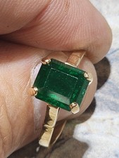 Gorgeous Columbian Natural Emerald 3.62ct gold Ring picture