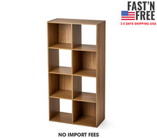 Mainstays 8 Cube Storage Organizer, Warm Walnut picture