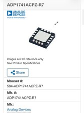 Analog Devices x270 ADP1741ACPZ-R7 Factory Sealed low-dropout (LDO) regulator picture