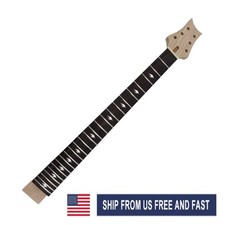 Electric Guitar Neck 24 fret 25.5inch Mahogany Rosewood Fretboard Unfinished picture