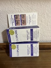 Lot Of 2 GOPURE Instant Lift Eye Gel 0.34 fl oz / 10ml - Exp 04/2029 picture