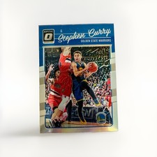 Stephen Curry 2017 Donruss Optic Holo Silver Prizm Refractor GS Warriors NBA picture