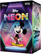 2026 Topps Disney Neon - Value box 35 cards set (opened box) STEAL picture