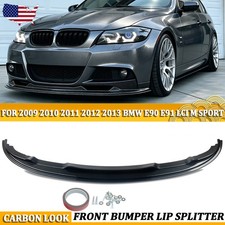 For 2009-2013 BMW E90 E91 LCI 328i 335i MP Carbon Look Front Bumper Lip Splitter picture