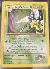 Koga's Beedrill 9/132 Gym Challenge Holo picture