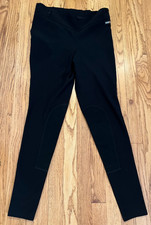 Kerrits Horse Riding Black Leggings Pants Size XL Made in USA Equestrian EUC picture