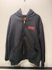 2006 Dexter TV Show Cast And Crew Zip Up Jacket Mens Large Dexter Morgan ( Rare picture