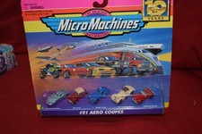 1997 Galoob Micro Machines #21 AERO COUPES Scale Miniature New On Card SEALED picture