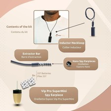 NEW Bluetooth Loop +  Wireless In-ear  Vip Pro Super Micro Nano Earphones picture