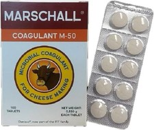 Cuajo Marschall 100 pastillas Coagulante original de calidad para hacer queso picture