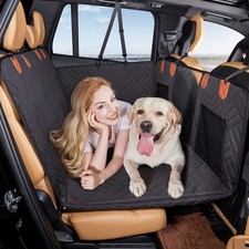 Hard Bottom Dog Car Seat Cover for Back Seat,Seat Extender for Dogs Strong Suppo picture