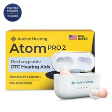 Audien Atom Pro 2 Rechargeable OTC Hearing Aid ITE Certified Refurbished picture