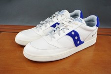 Saucony Maybe Tomorrow x Jazz Court Varsity Men's 13 White Leather Lace Up Shoes picture