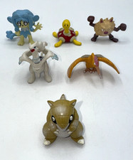 VTG Pokemon Figures Tomy  RL  Sandshrew Simipour Shuckle Fearow Plastic Primeape picture